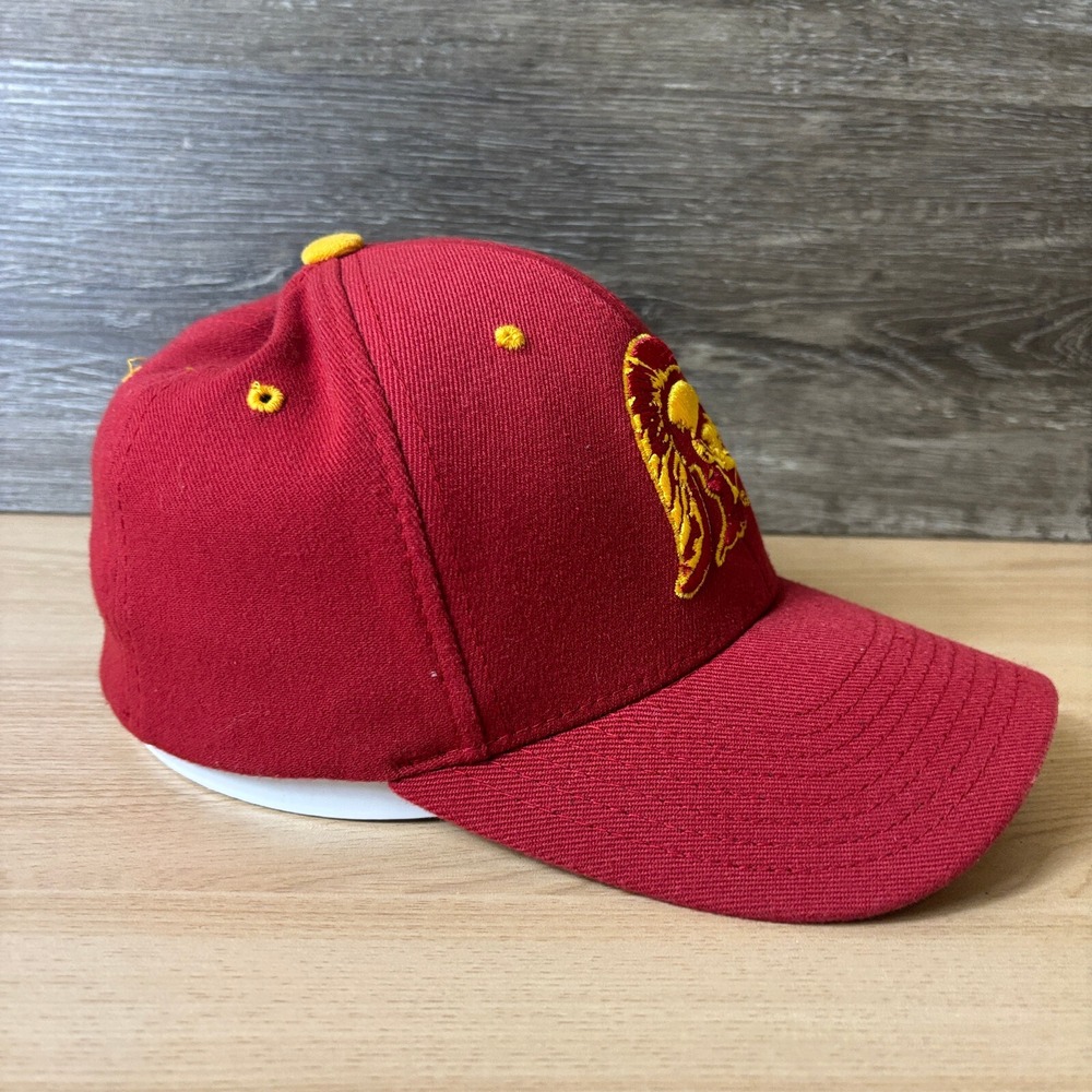 USC Trojans Hat Cap Fitted Small Red Alt Logo Southern California Zephyr - Picture 6 of 9